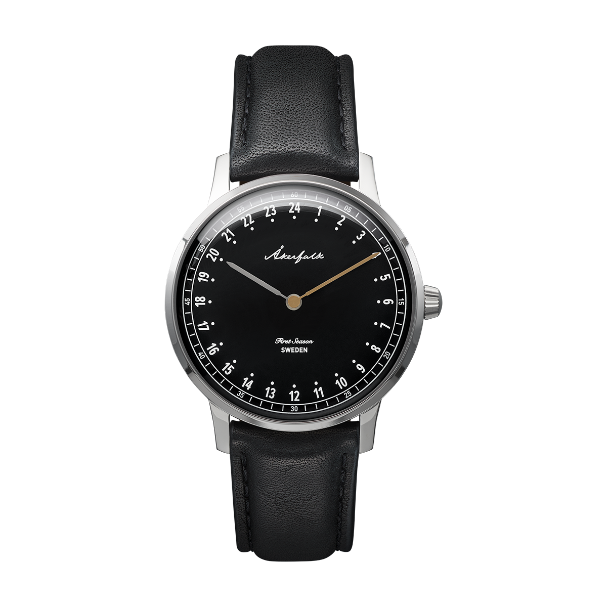 First Season Silver Black with Black Leather